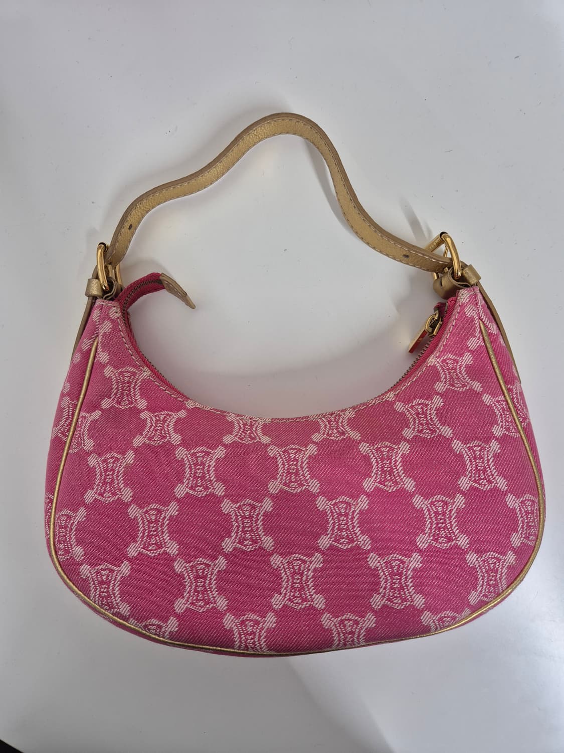 셀린느 아바 트리오페 핑크데님 호보백 상품이미지3