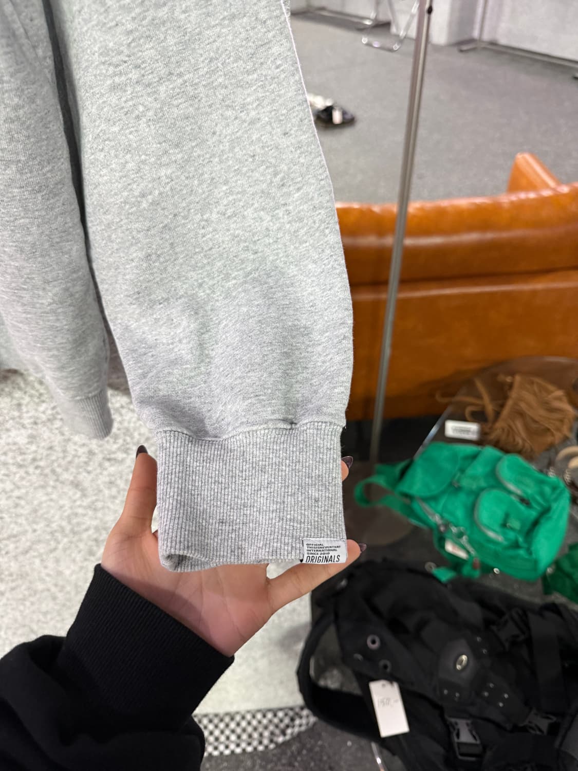 디스이즈네버댓 로고 월드맵 맨투맨 B4358 상품이미지4