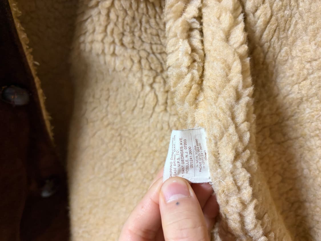 SCHOTT WESTERN SHEARLING SUEDE JACKET 상품이미지5