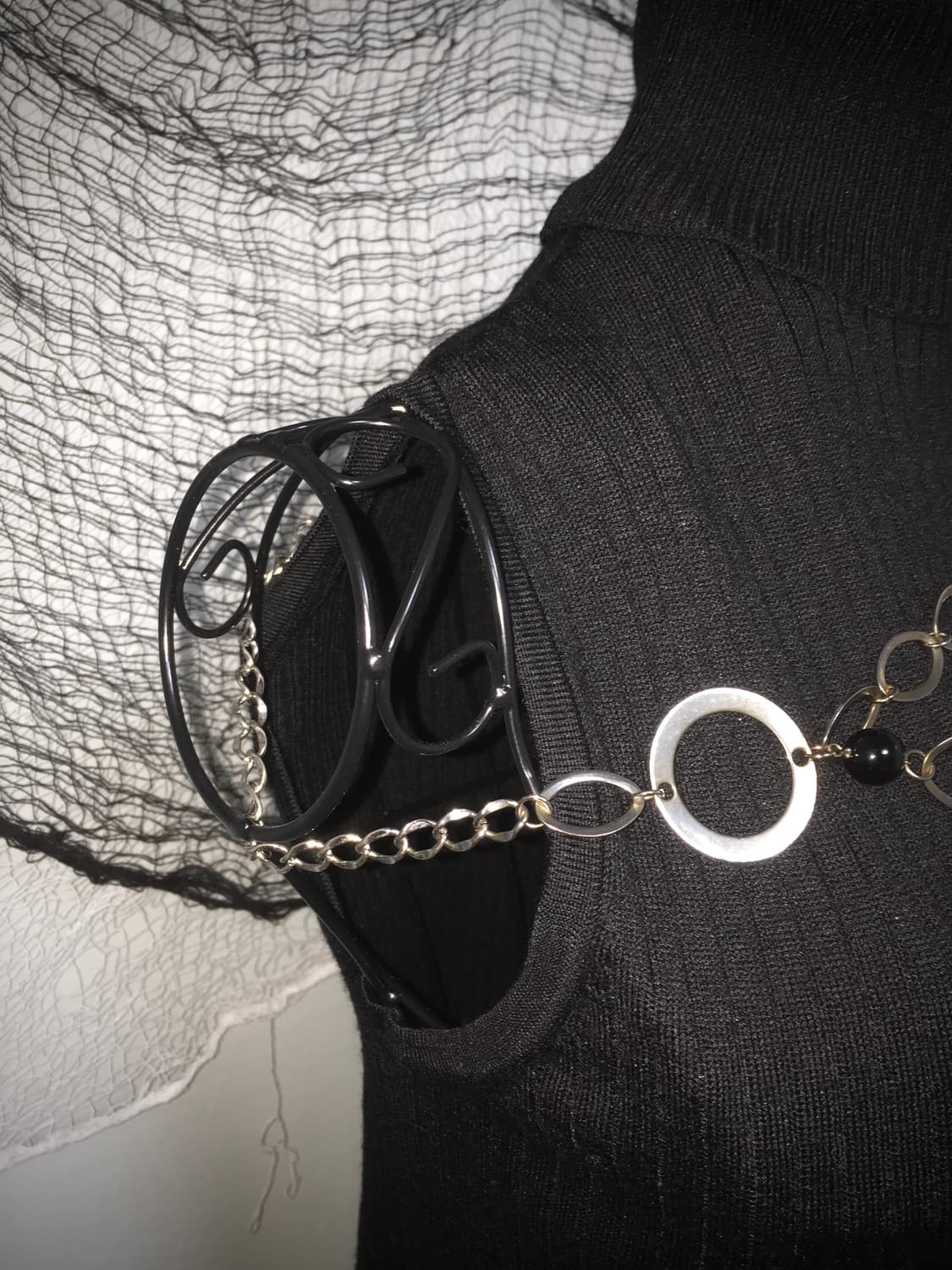 gyaru tight turtleneck T 상품이미지3