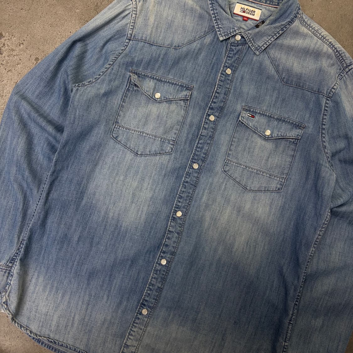 타미힐피거 청 셔츠[2201] 상품이미지4