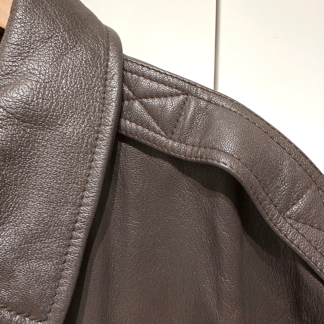 llbean 고트스킨 a-2 자켓 토프브라운 상품이미지9