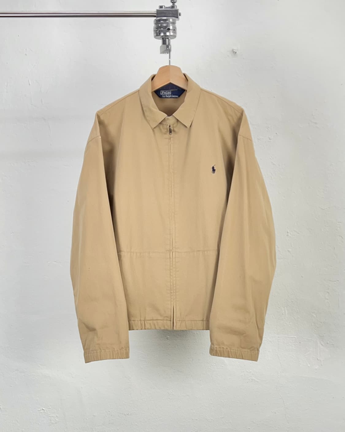 폴로 랄프로렌 라이트 브라운 코튼 쉘 스냅 버튼 스윙톱 자켓 상품이미지1