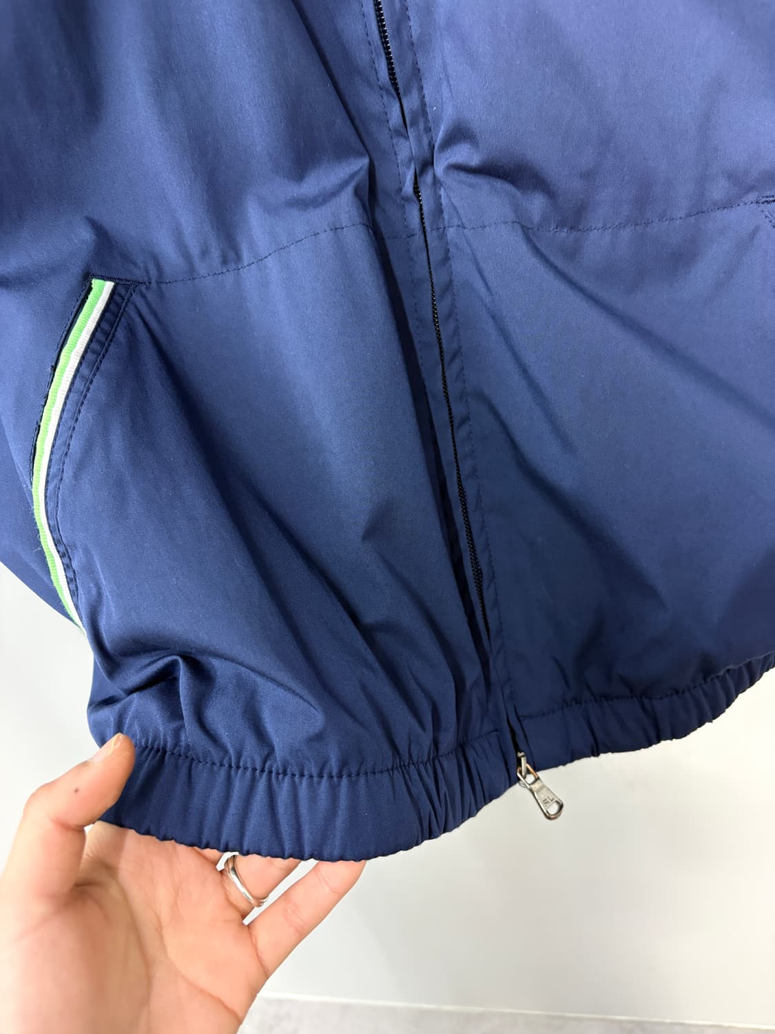 폴로랄프로렌 우븐 나일론 자수 투웨이 네이비 윈드브레이커 자켓  A356 상품이미지5