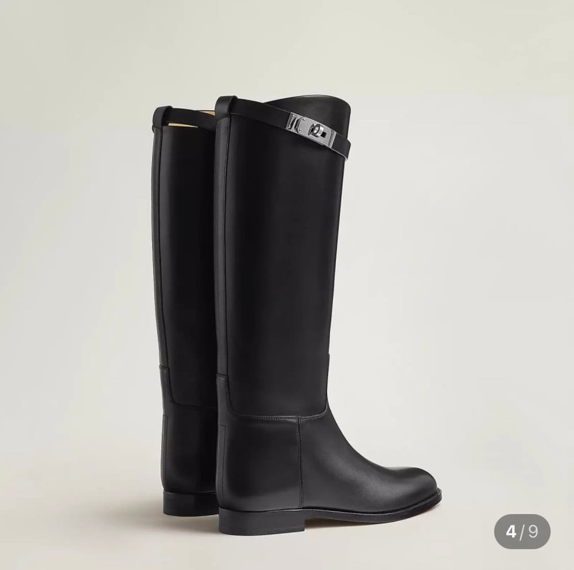 에르메스 점핑 롱 부츠 블랙 (새제품) 상품이미지3