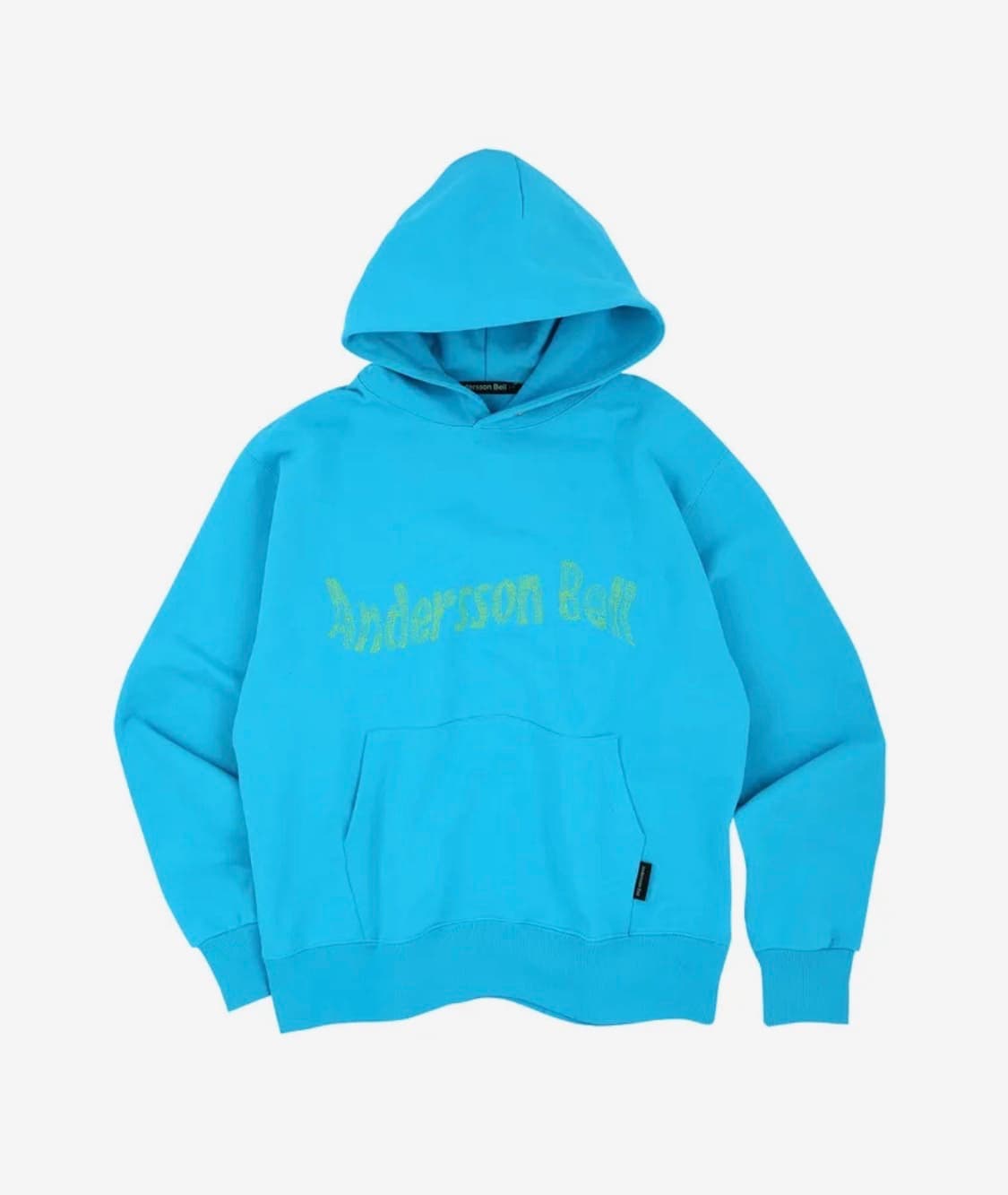 [앤더슨벨] 뉴 AB 로고 엠브로더리 후디 (블루) 상품이미지1