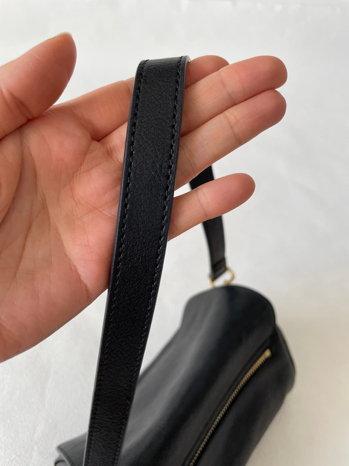 Pre owned 레더 숄더백 상품이미지7