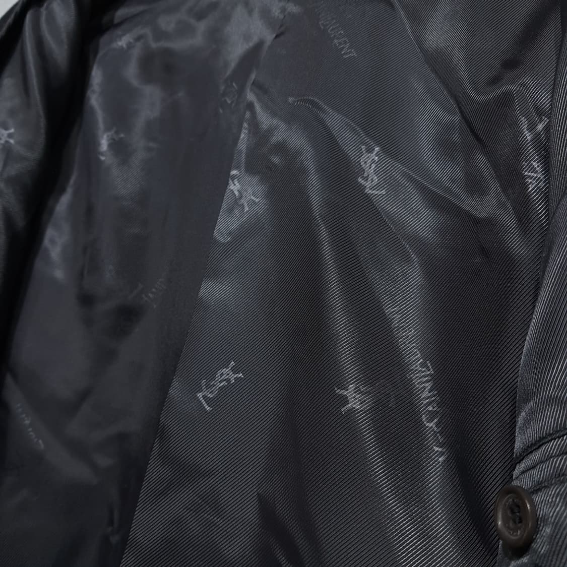 CN960 L 입생로랑 뿌르 옴므 핸드메이드 울 코트 상품이미지7