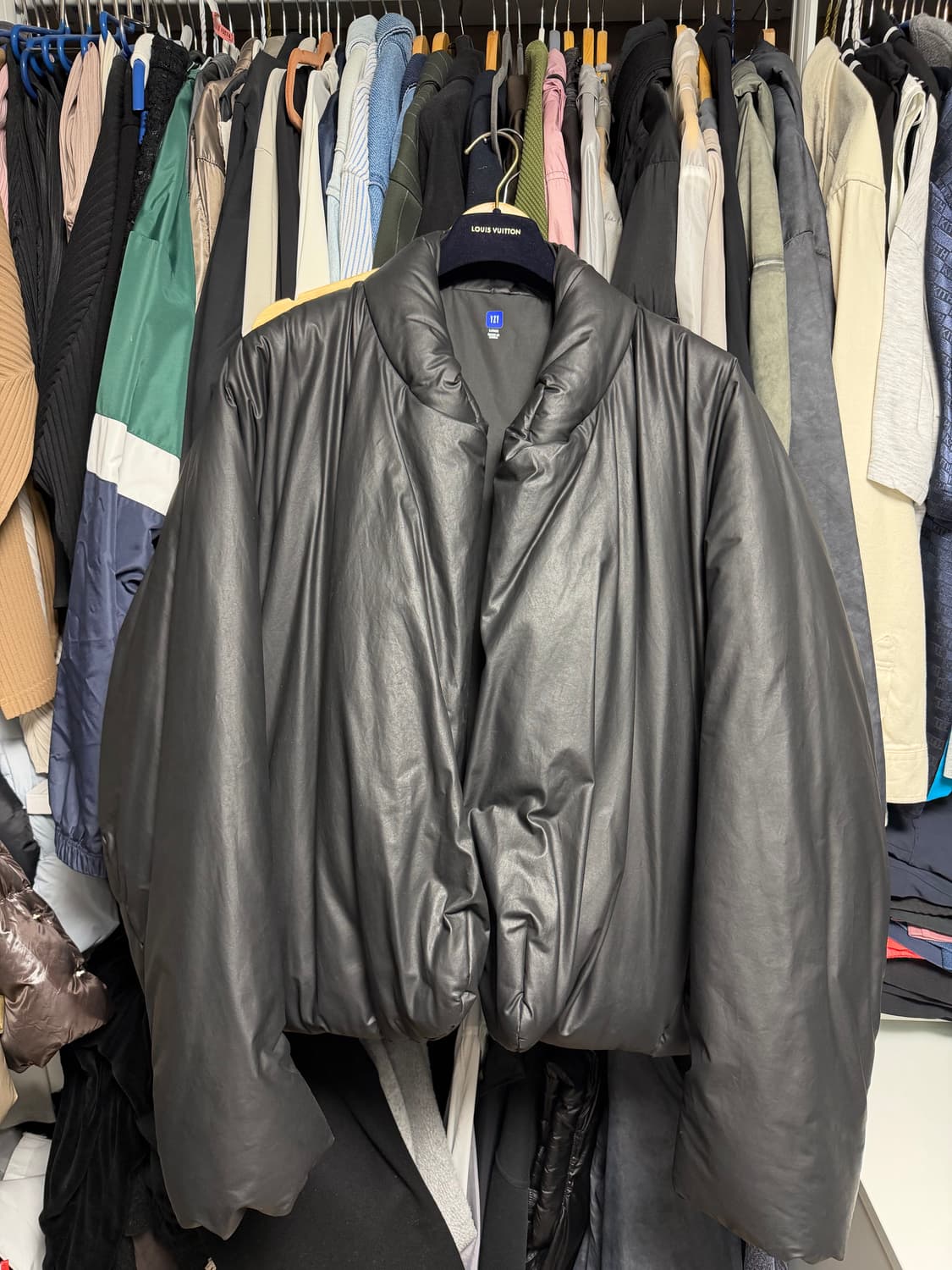 [L] 이지 갭 라운드 자켓 블랙 상품이미지1