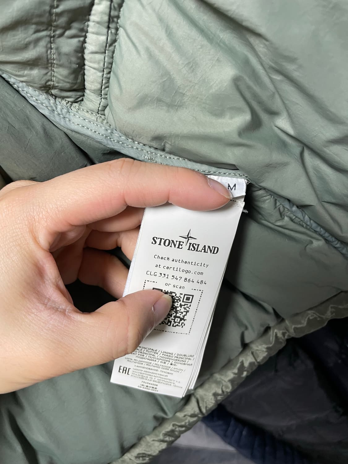 [M사이즈] 21FW 스톤아일랜드 나일론 메탈 다운 패딩 자켓 상품이미지8
