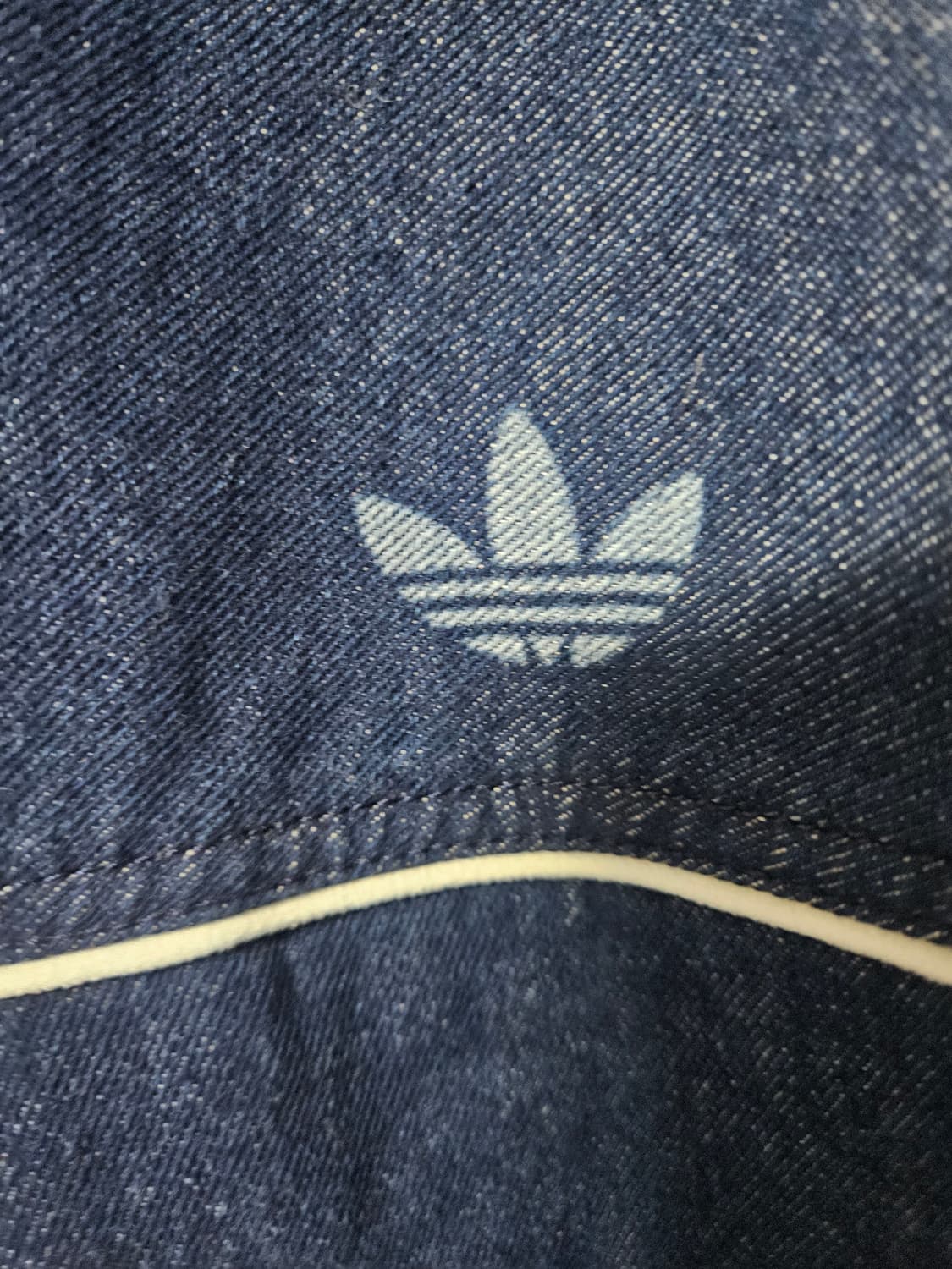 아디다스 데님 3선 트랙 자켓 상품이미지5