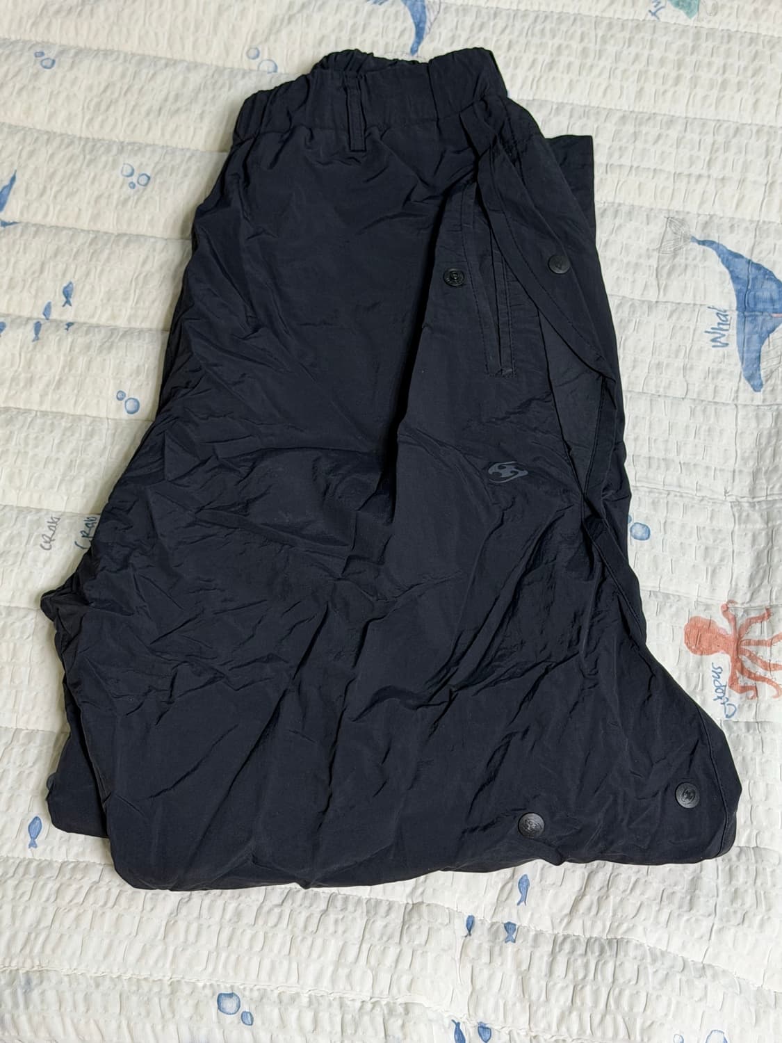 산산기어 웨이브 팬츠 블랙 상품이미지1