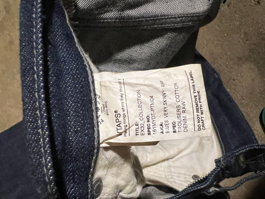 Wtaps 더블 탭스 데님진 판매합니다 상품이미지4