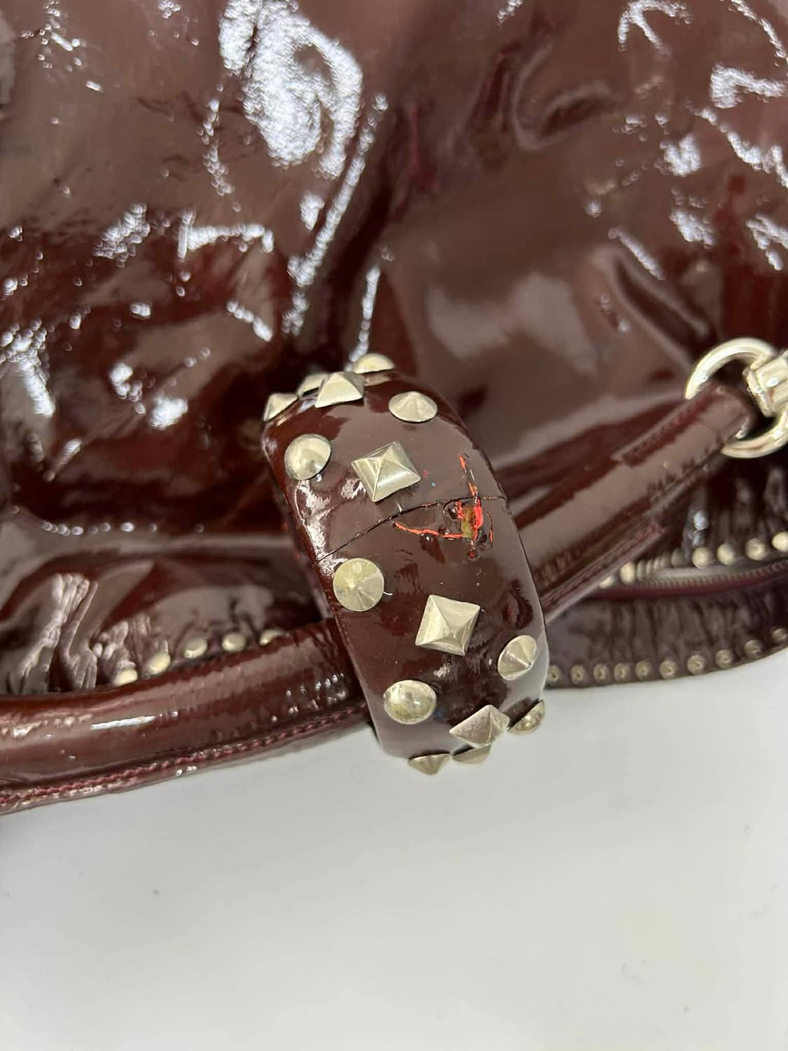 지미추 별 스타 스터드 페이던트 쇼퍼 호보 토트백 상품이미지7