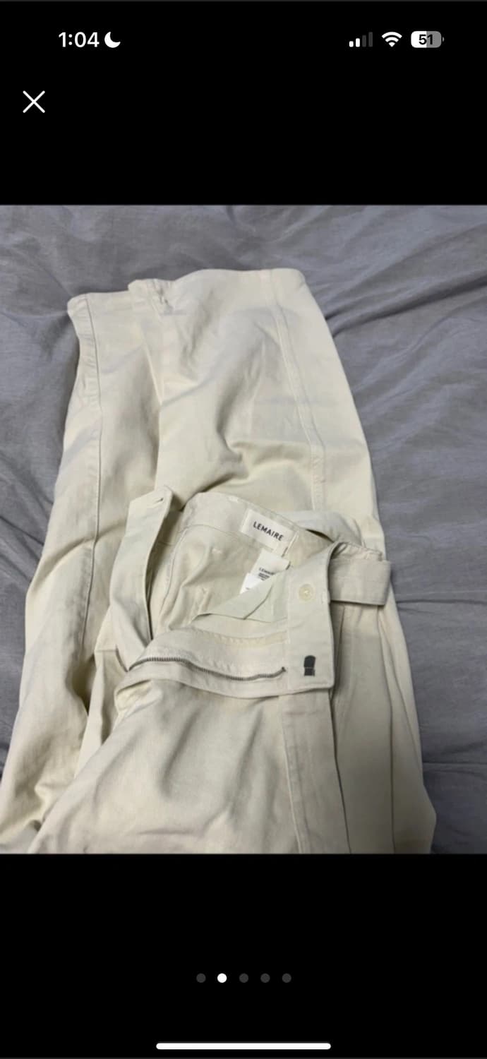 르메르 와이드 커브 바지 L 상품이미지3