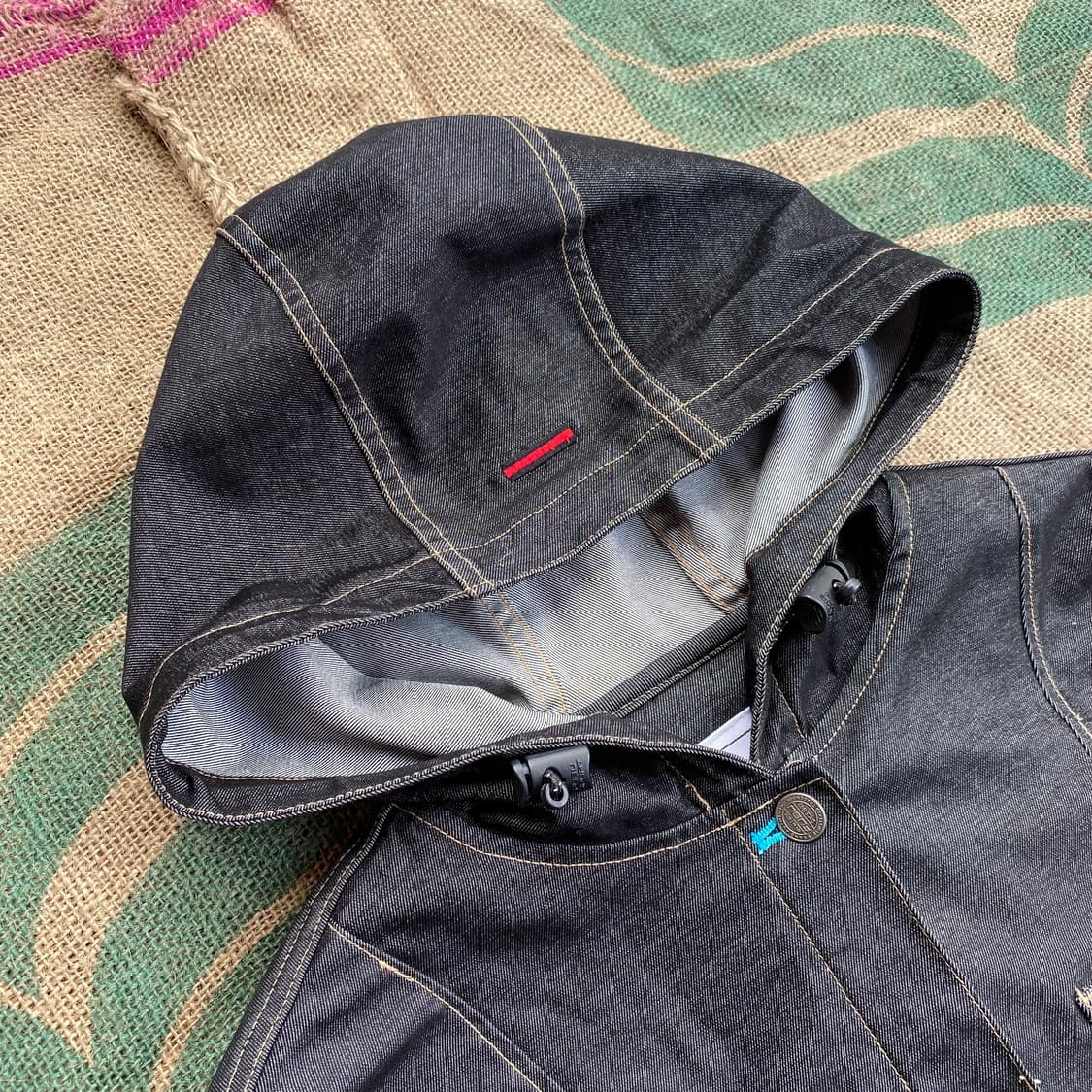 [95] 00s FUBU Y2K 데님 후드 자켓 상품이미지3