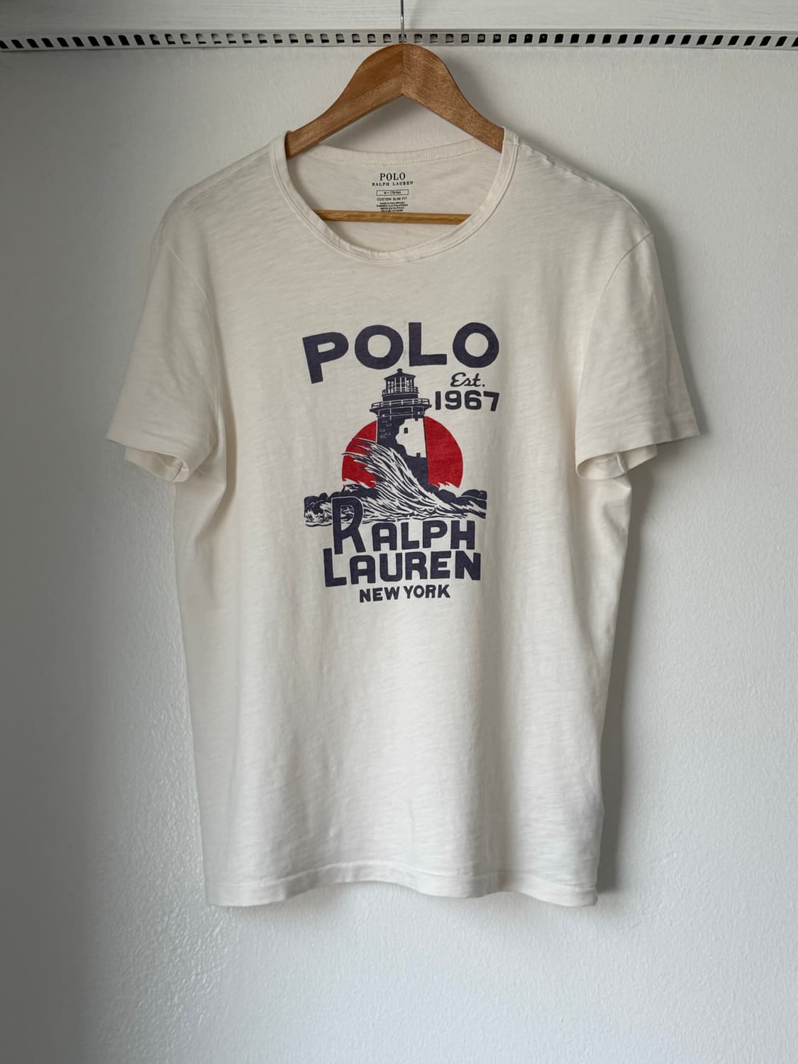 90s Polo ralph lauren wave t-shirt 상품이미지3
