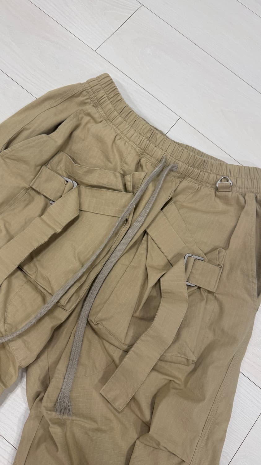 WAP WORKS 와이드 세이프티 카고 팬츠 베이지 상품이미지5