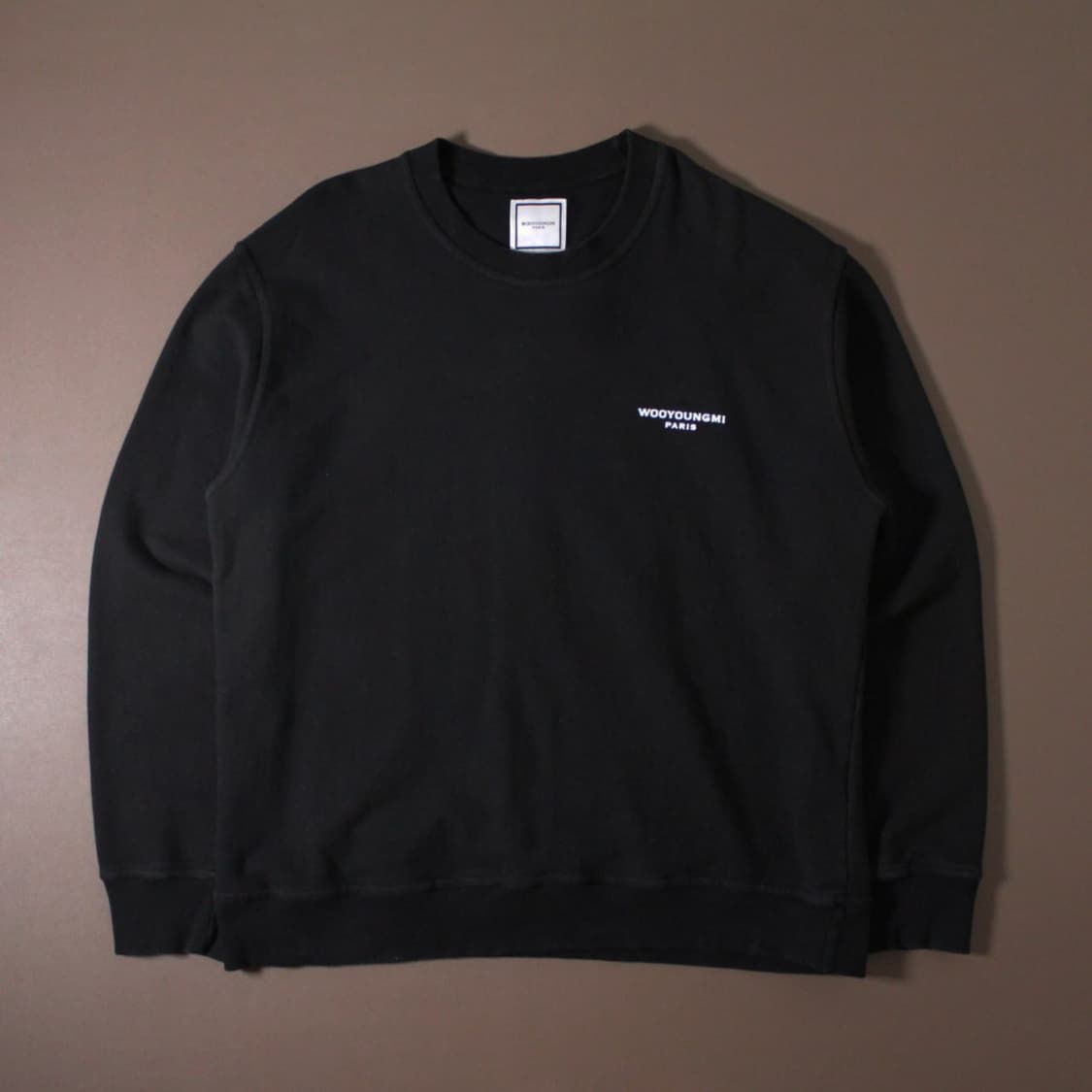 Wooyoungmi 우영미 플라워 기모 블랙 맨투맨 상품이미지2