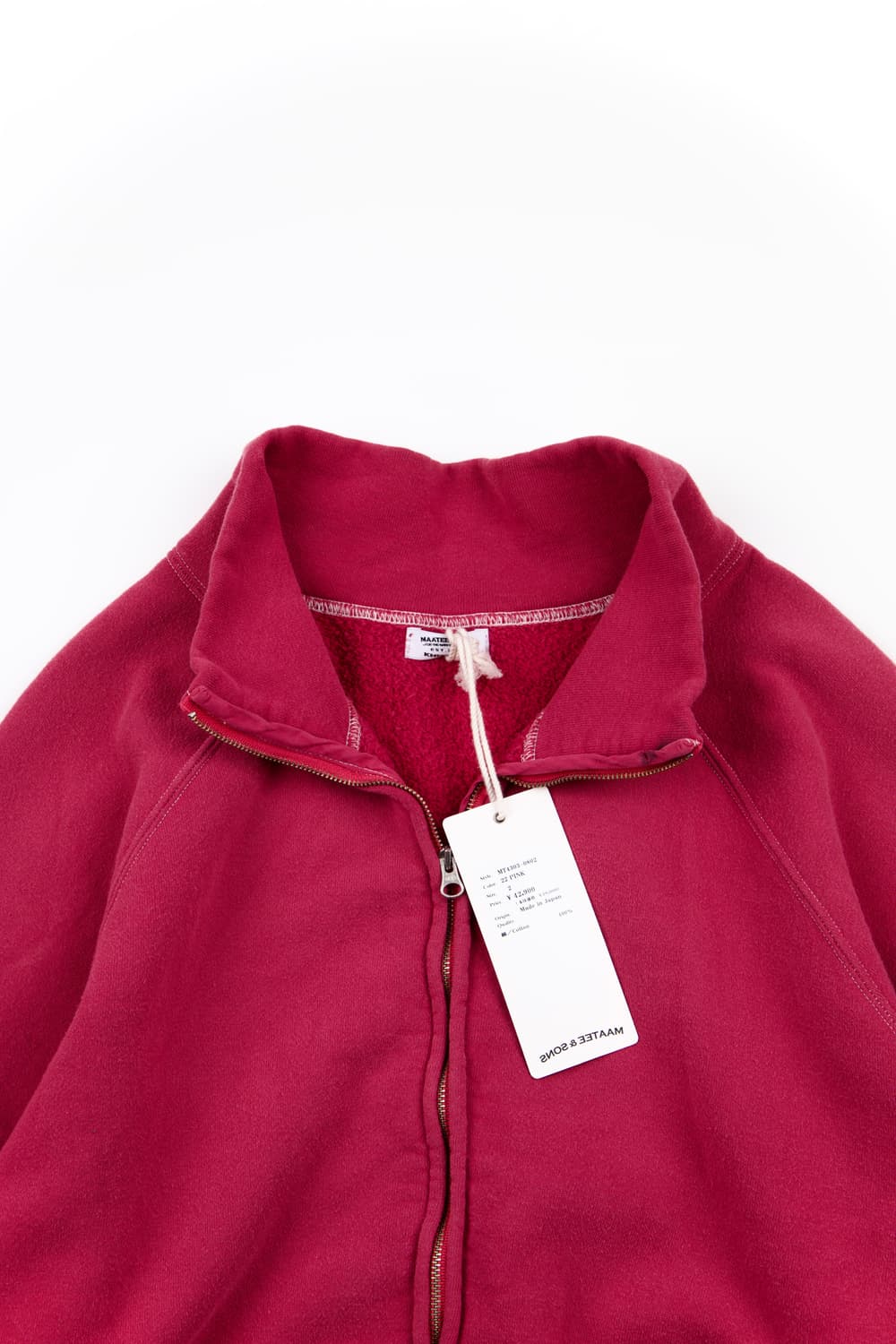 (새상품)Maatee&sons 빈티지 집 스웻 핑크 상품이미지4