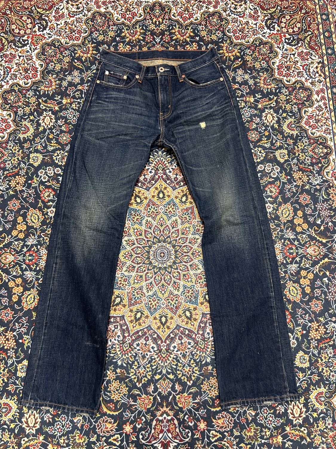 리바이스 523 가죽탭 데님 상품이미지1