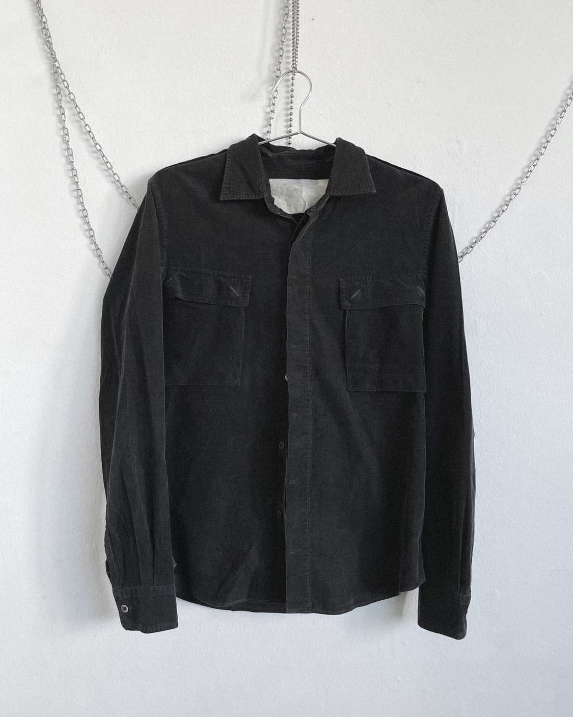 davit meursalut 핀 코듀로이 밀리터리 셔츠 상품이미지3