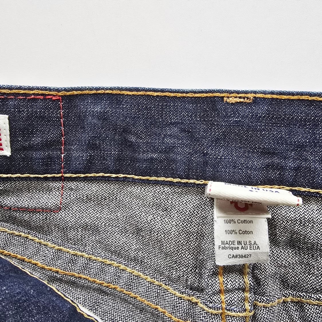 트루릴리전 청바지 일자 데님 사이즈33 R4123 상품이미지6