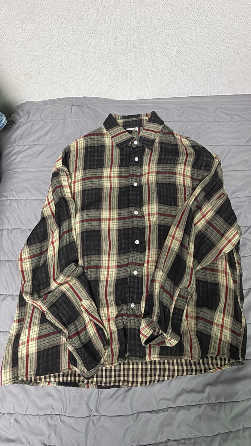 파르티멘토 리버스 체크 셔츠 L 상품이미지1