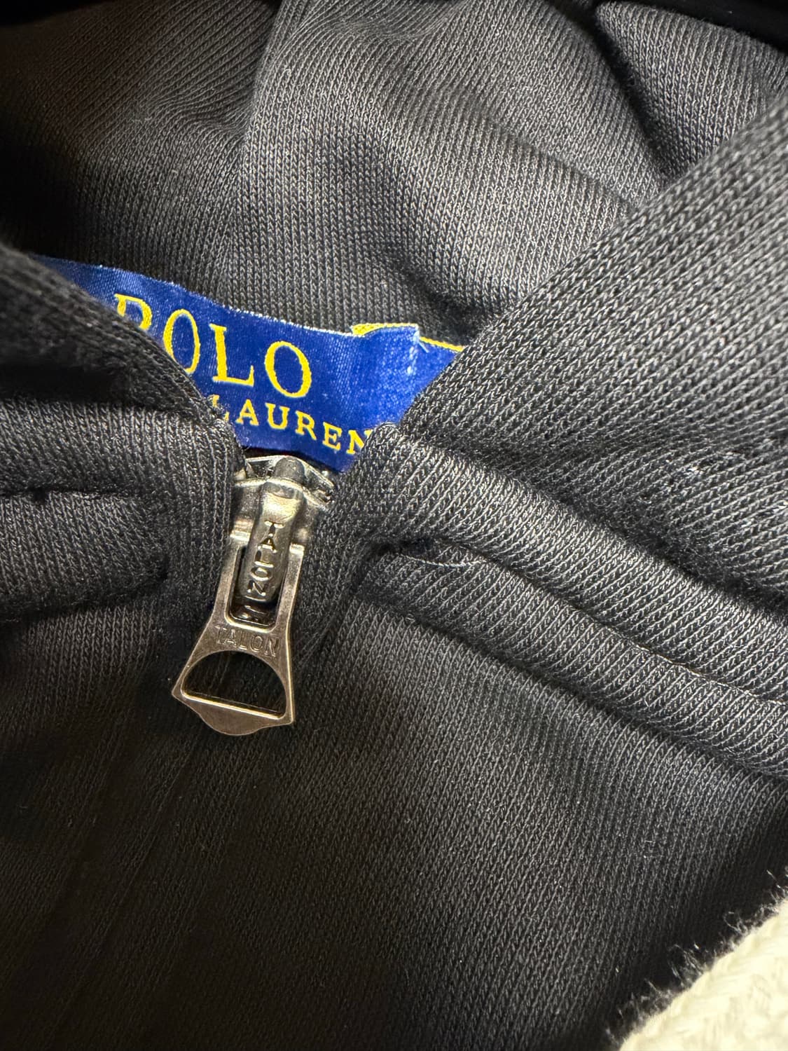 폴로 블랙 후드집업 상품이미지4