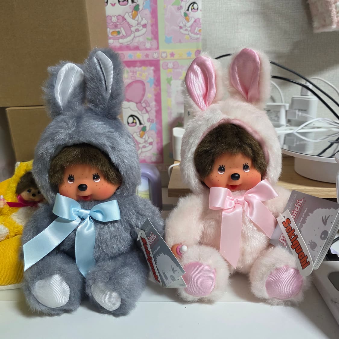 몬치치 토끼 인형 세트  상품이미지1