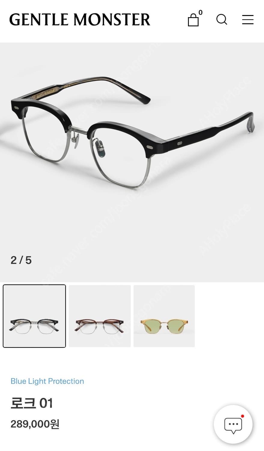 젠틀몬스터 하금테 안경 (Roke 01) 상품이미지2