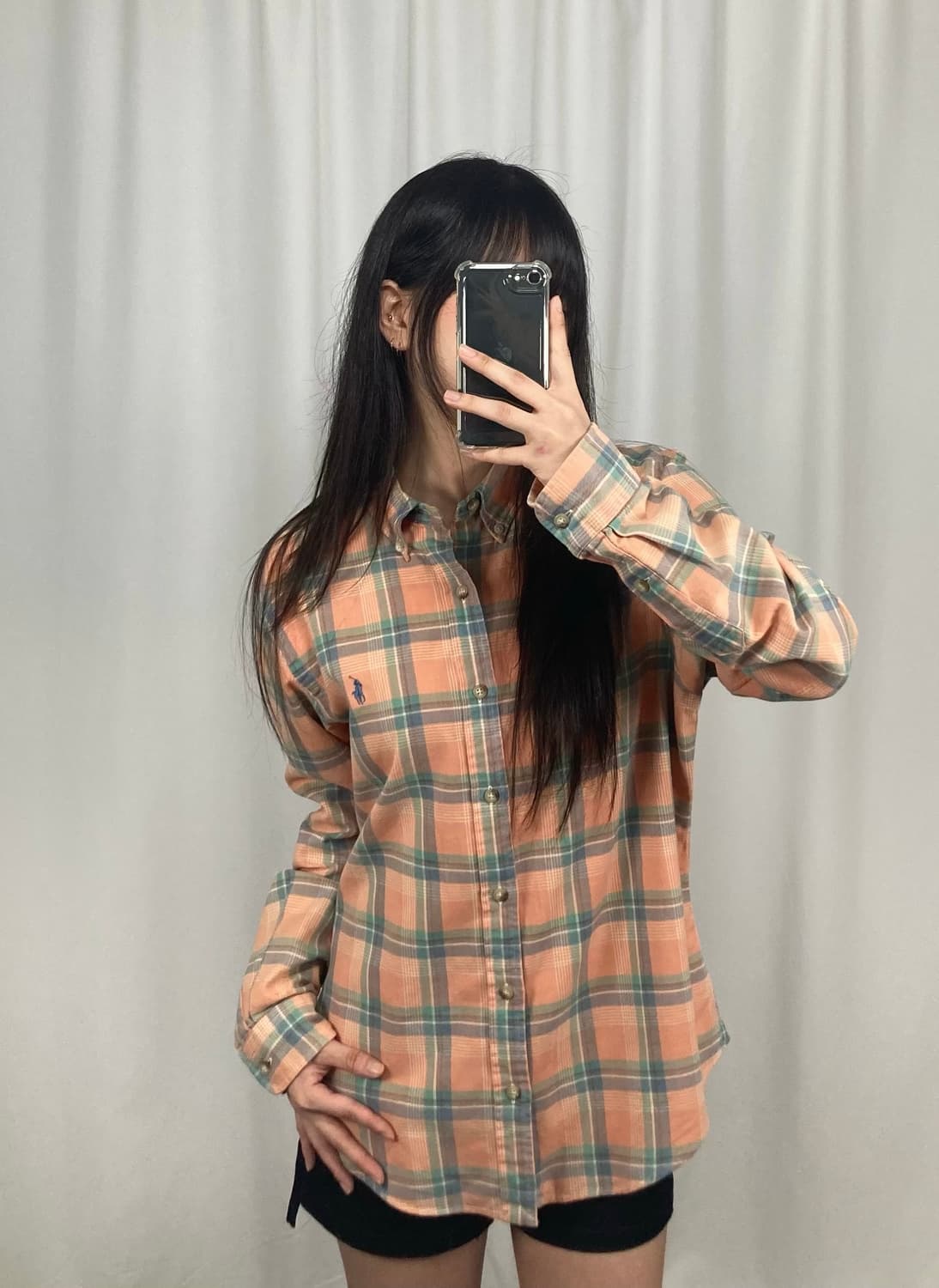 폴로 체크 셔츠 상품이미지1
