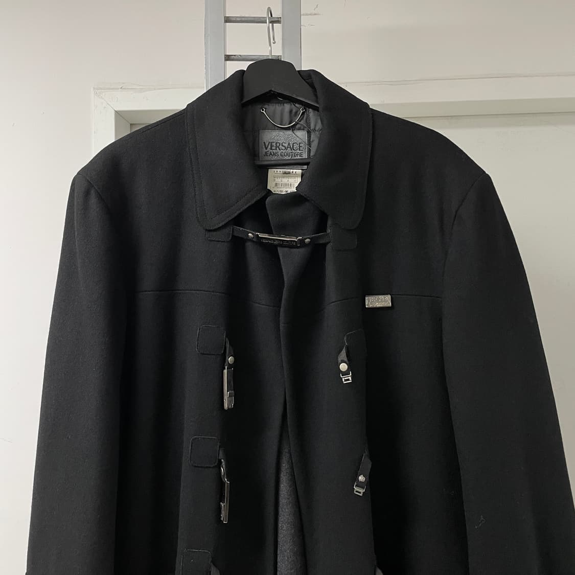 베르사체 블랙 코트 L 상품이미지2