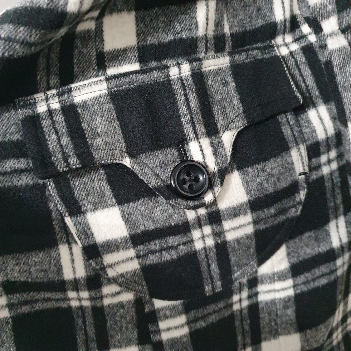 빈티지 체크 코트 y2k 달천깔 아무깔 갸루 모리걸 라떼갸루 상품이미지8
