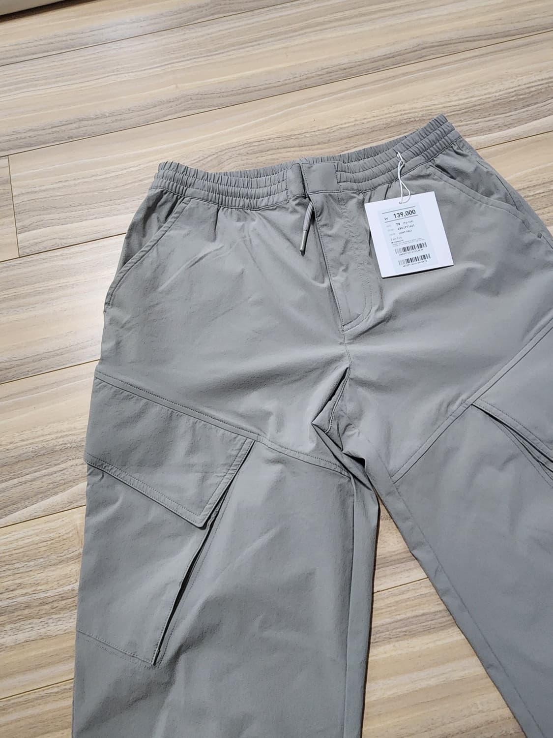 지오지아나일론우븐스판조거팬츠그레이 상품이미지3