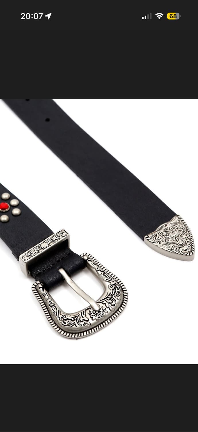 노쿨러스 웨스턴 레더 벨트 상품이미지2