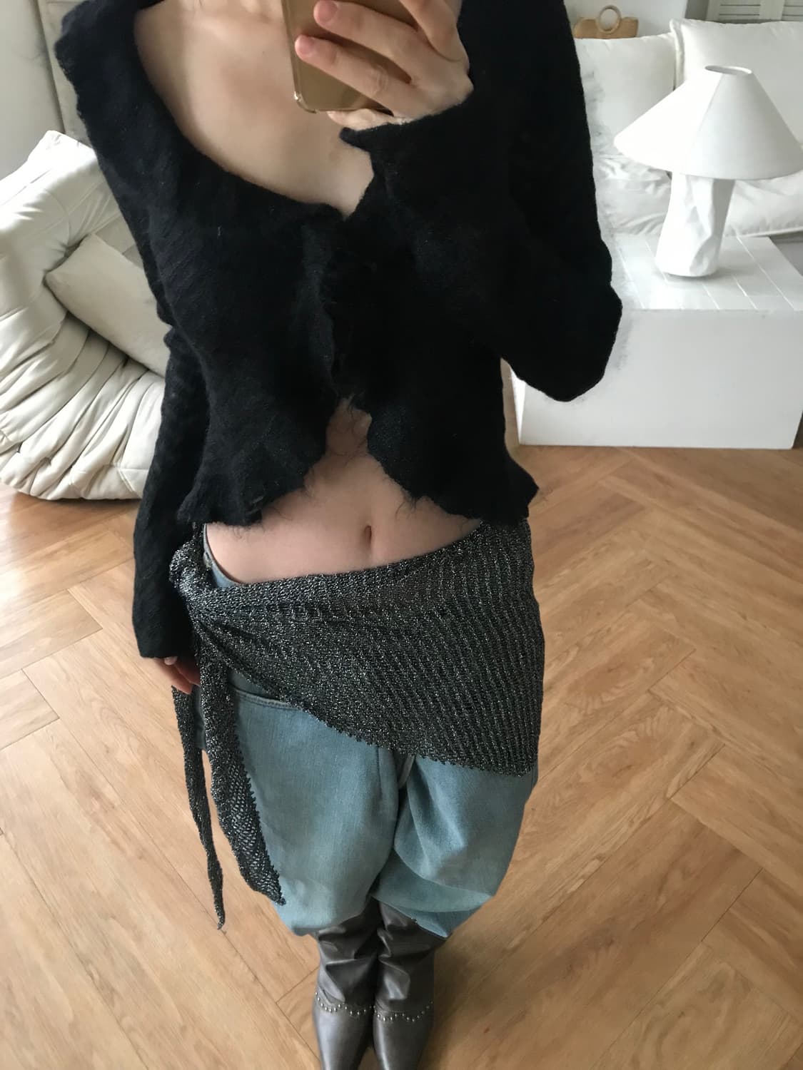 vintage mohair cardigan 상품이미지2