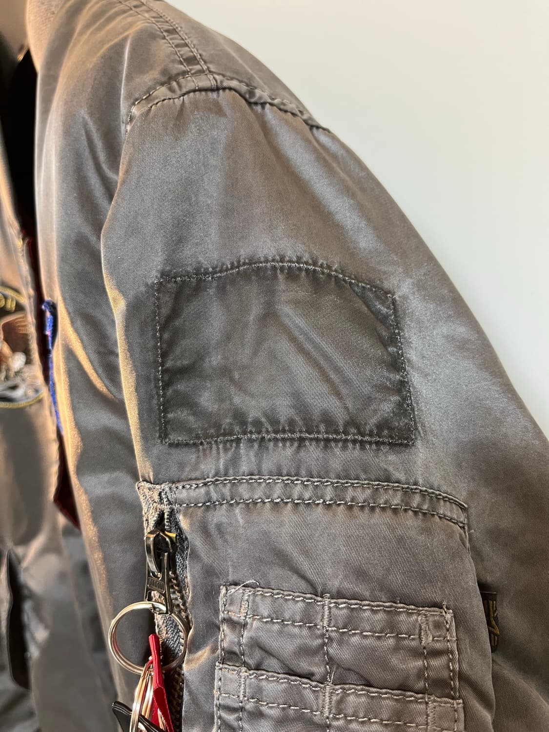 알파인더스트리 배틀워싱 아폴로 MA-1 항공점퍼 M 상품이미지10