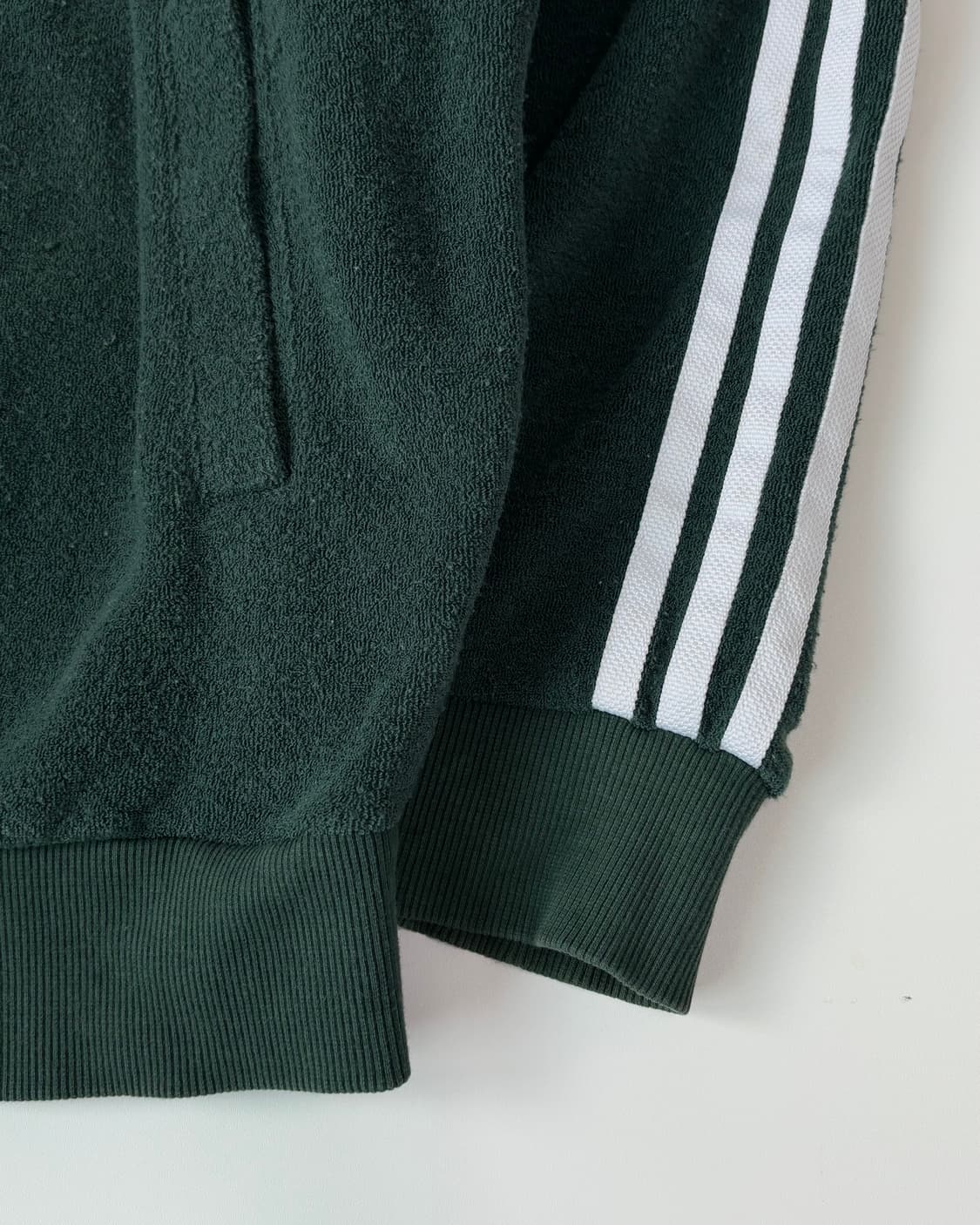Adidas 아디다스 딥그린 테리코튼 부클 트랙탑 상품이미지6