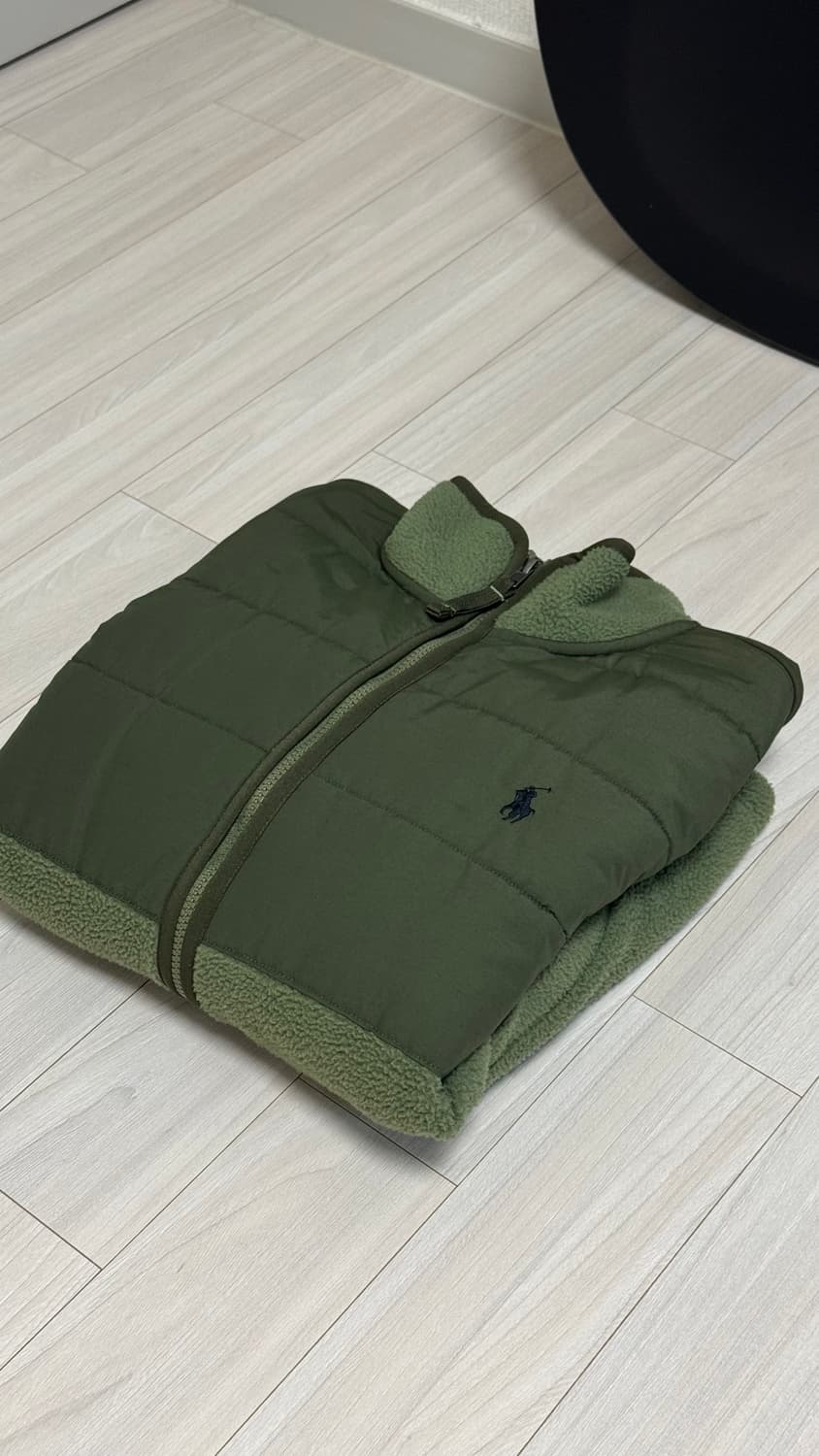 [M] 폴로 랄프 로렌 하이브리드 플리스 올리브 QR 상품이미지1