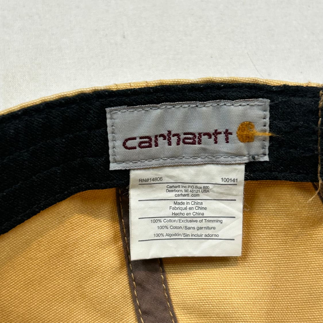 칼하트 워크웨어 볼캡 모자 상품이미지7