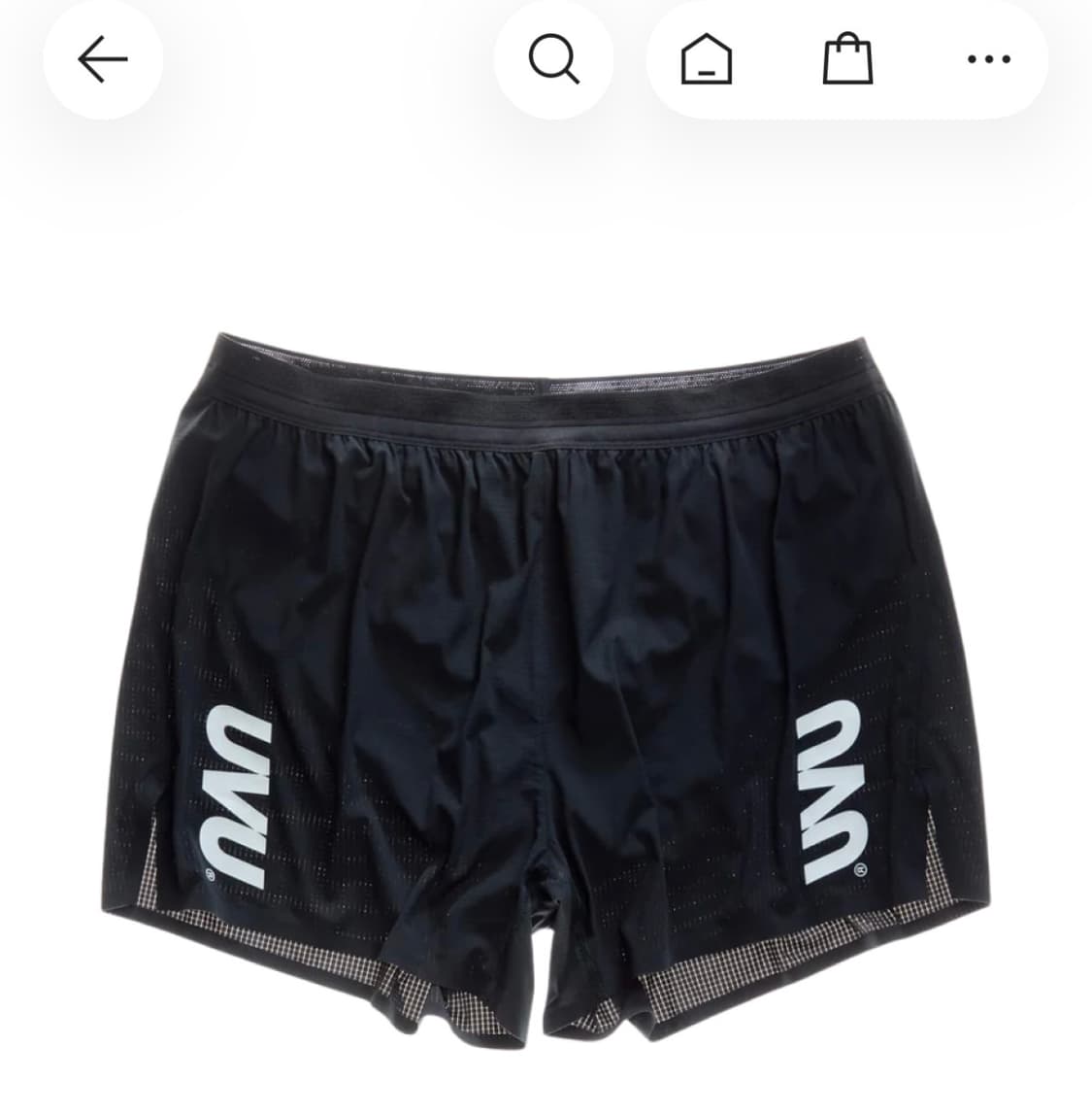 UVU 스플릿 쇼츠 블랙 S사이즈 새상품 상품이미지1