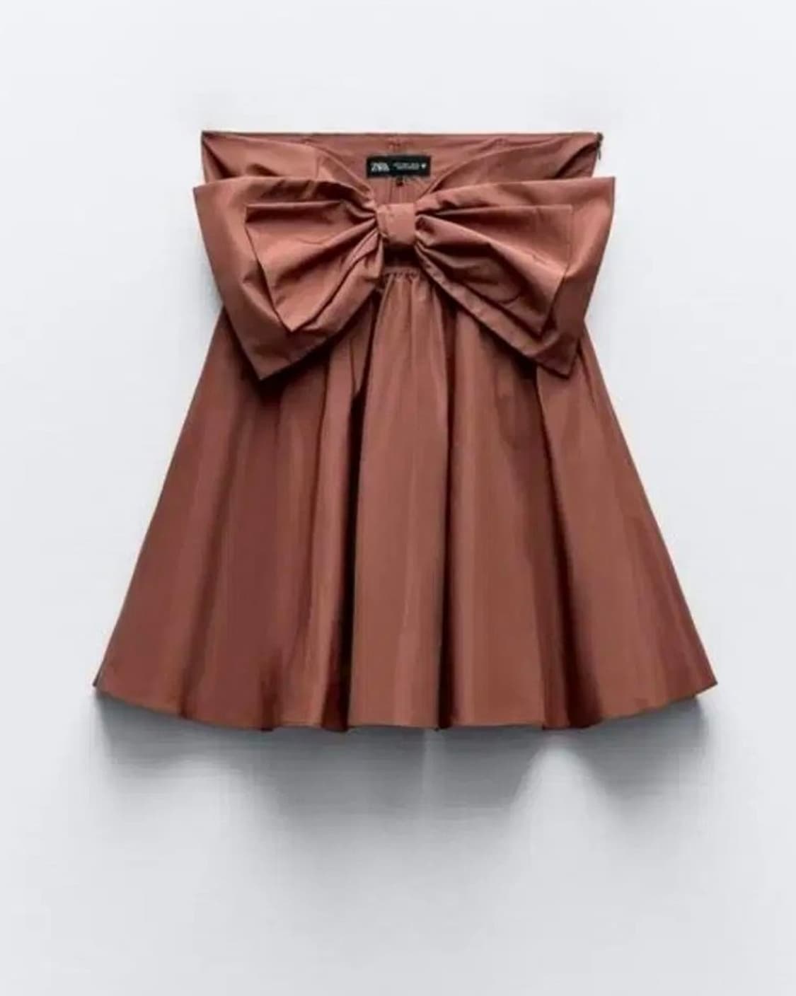 새상품 자라 zara dress 리본 미니 원피스 M 상품이미지2