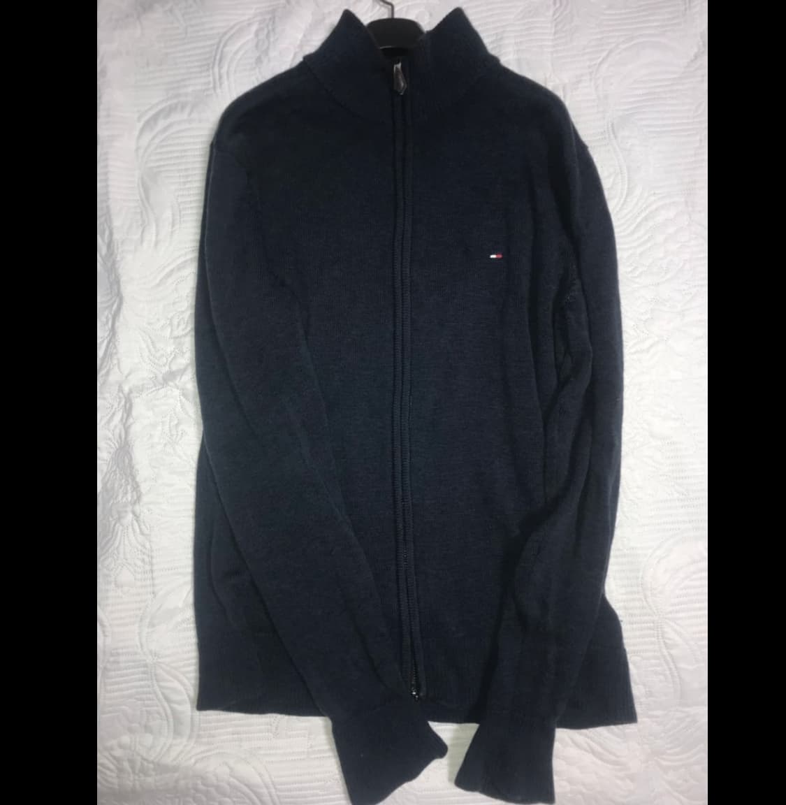 타미힐피거 니트 집업 네이비 남색 상품이미지2