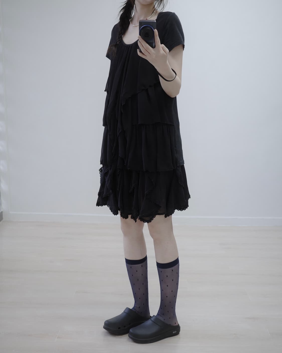 feather black skirt 상품이미지6