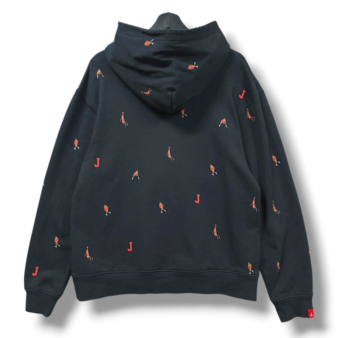 [XL] 나이키 조던 블랙 에센셜 홀리데이 점프맨 풀오버 후드티셔츠 상품이미지2