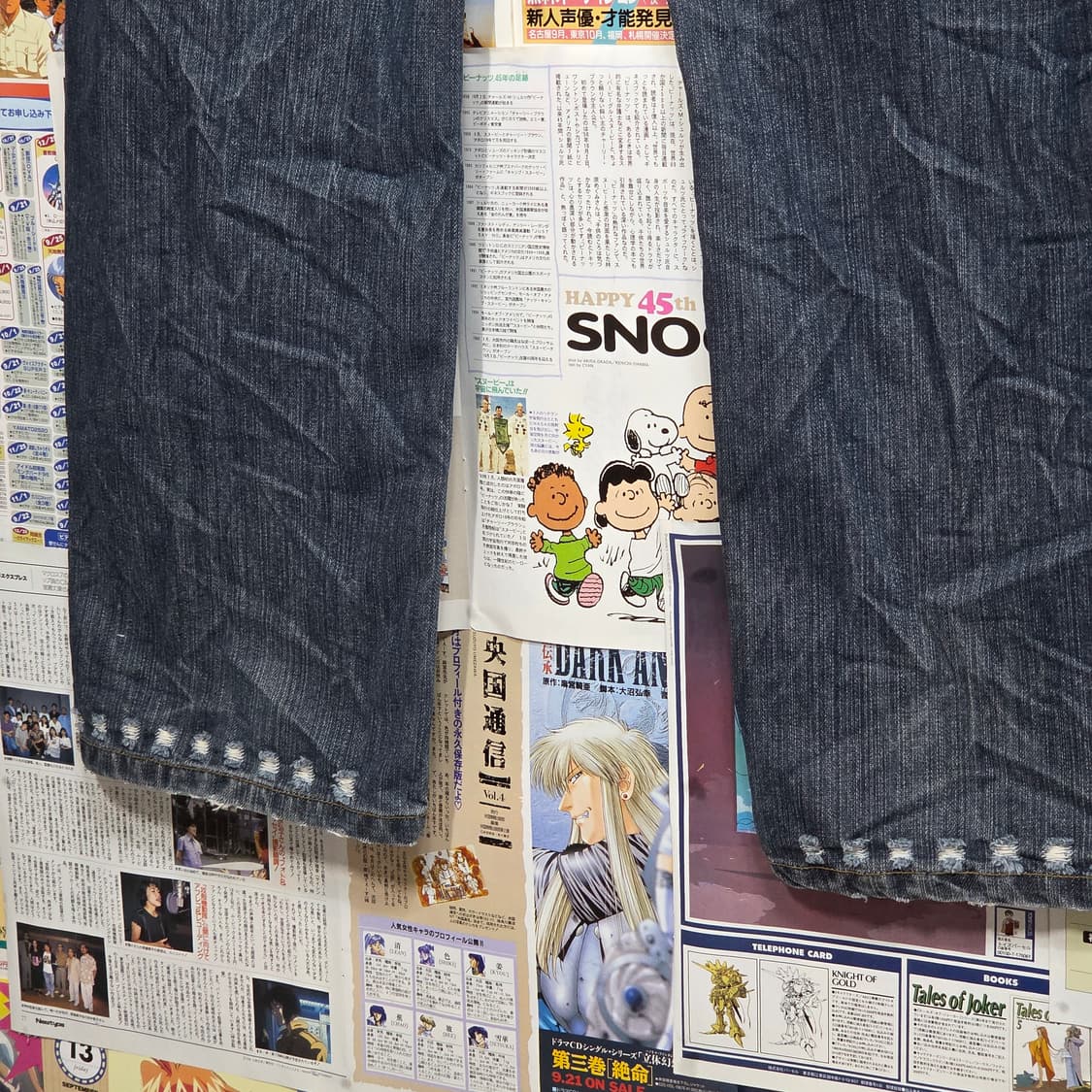 빈티지 중청 워싱 데님 팬츠 상품이미지4