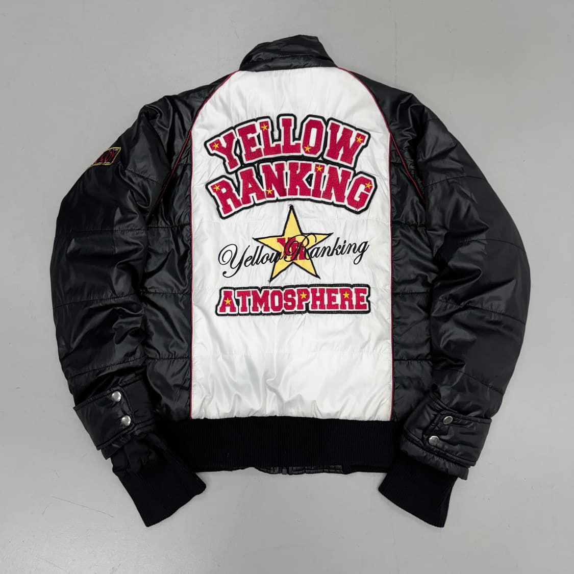 JPN 제팬 레이싱 패치 패딩 자켓 상품이미지3