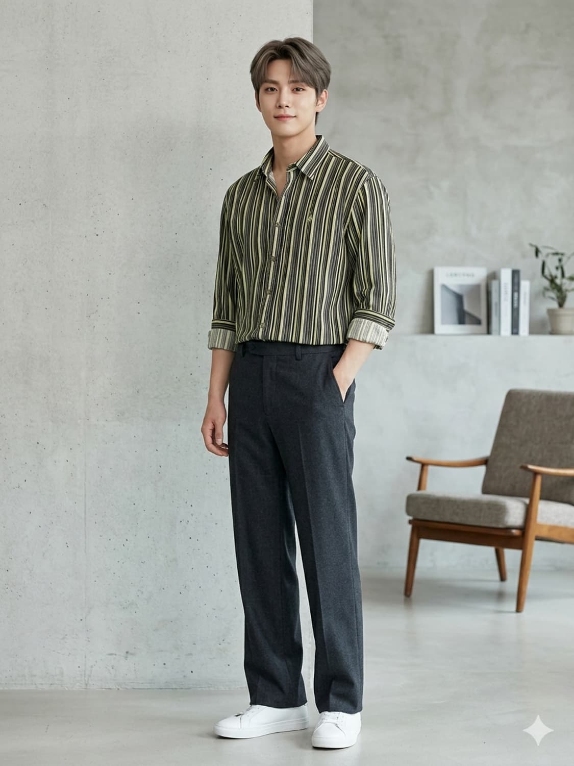 빈폴 스포츠 스트라이프 코듀로이 셔츠 상품이미지1