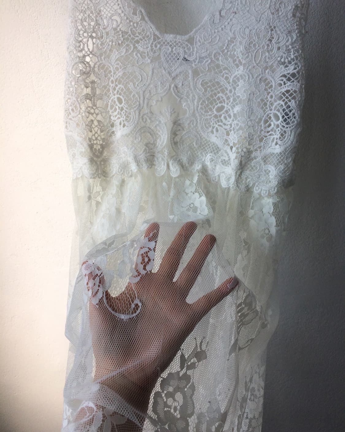 Crochet lace layered sleeveless onepiece 상품이미지6